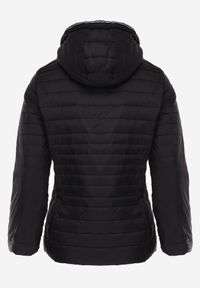 Born2be - Czarna Pikowana Kurtka Przejściowa z Odpinanym Kapturem Tidesse. Kolor: czarny. Materiał: poliester, jeans #6