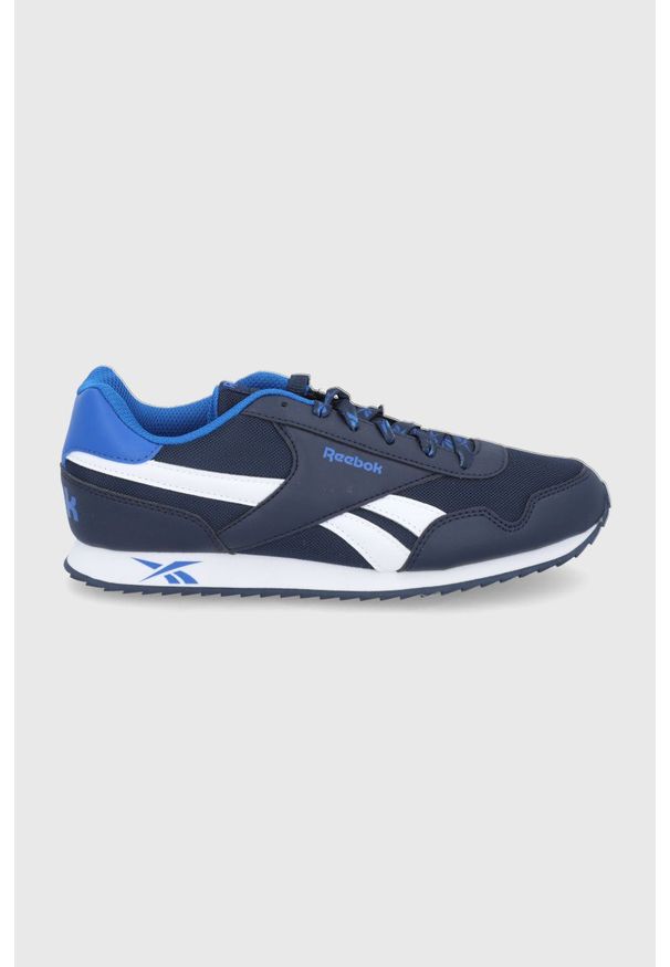 Reebok Classic Buty dziecięce Royal CLJog 3.0 kolor granatowy. Nosek buta: okrągły. Zapięcie: sznurówki. Kolor: niebieski. Materiał: guma. Model: Reebok Classic, Reebok Royal