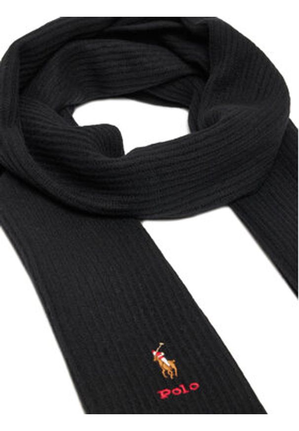 Polo Ralph Lauren Zestaw Szalik i Czapka 455981430003 Czarny. Kolor: czarny. Materiał: materiał, wełna