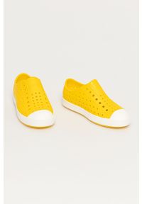 Native - Tenisówki dziecięce. Nosek buta: okrągły. Zapięcie: bez zapięcia. Kolor: żółty. Materiał: syntetyk, materiał, guma. Szerokość cholewki: normalna #2