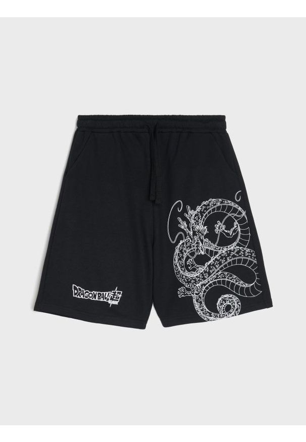 Sinsay - Szorty Dragon Ball - czarny. Kolor: czarny