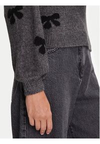 only - ONLY Sweter Bora 15360712 Szary Regular Fit. Kolor: szary. Materiał: syntetyk