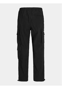 Jack & Jones - Jack&Jones Spodnie materiałowe Karl 12253626 Czarny Loose Fit. Kolor: czarny. Materiał: syntetyk #7