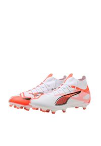 Puma - Buty piłkarskie męskie PUMA Ultra 5 Match+ FG/AG. Kolor: biały. Sport: piłka nożna