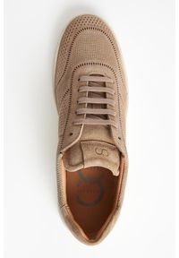 Sneakersy męskie zamszowe CESARE CASADEI. Materiał: zamsz #5