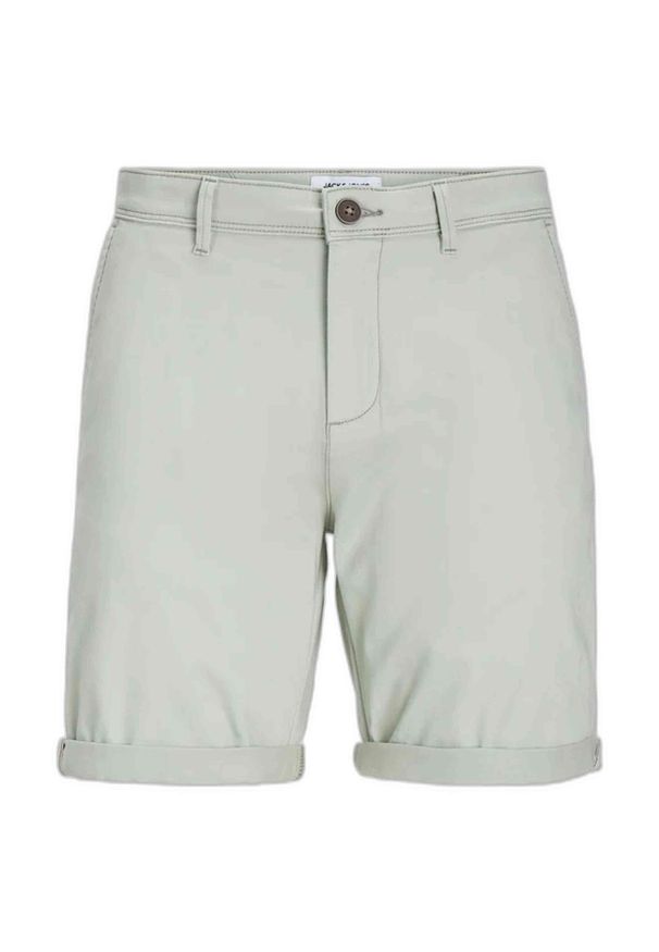 Krótkie spodenki Jack & Jones Bowie Bermuda desert sage. Kolor: zielony. Długość: krótkie