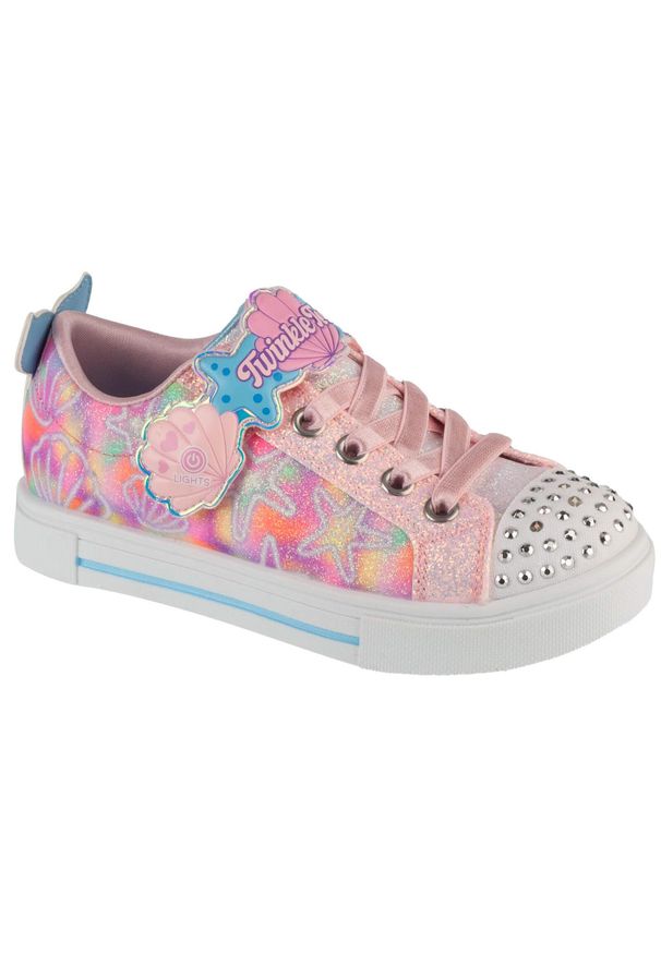 skechers - Buty sportowe Sneakersy dziewczęce, Twinkle Sparks - Underwater Magic. Kolor: różowy. Sport: turystyka piesza
