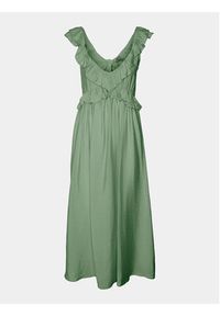 Vero Moda Sukienka letnia Josie 10303761 Zielony Regular Fit. Kolor: zielony. Materiał: wiskoza. Sezon: lato