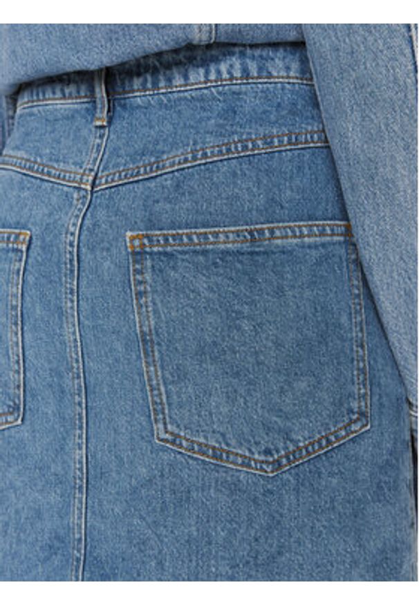 GESTUZ - Gestuz Spódnica jeansowa Zoy 10908709 Niebieski Slim Fit. Kolor: niebieski. Materiał: bawełna