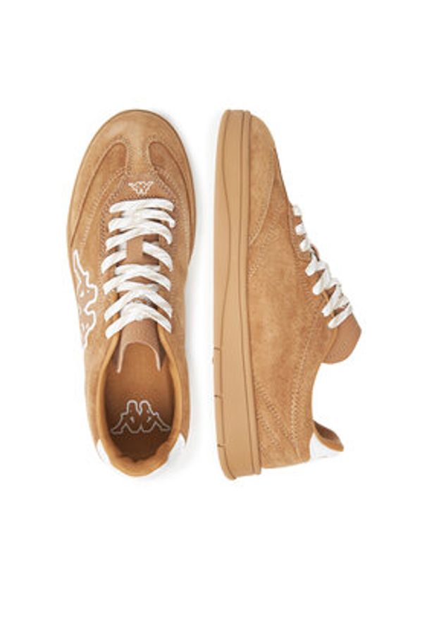 Kappa Sneakersy CEO-FC-24880H Brązowy. Kolor: brązowy. Materiał: zamsz, skóra
