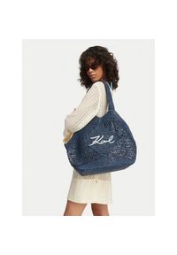 Karl Lagerfeld - Torebka KARL LAGERFELD. Kolor: niebieski #1