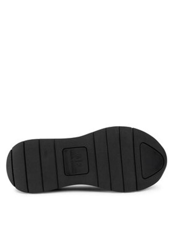 Armani Exchange Sneakersy XDX039 XV311 00002 Czarny. Kolor: czarny. Materiał: materiał