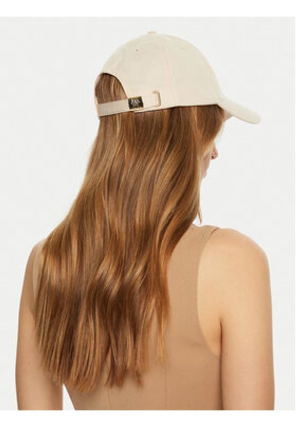 TOMMY HILFIGER - Tommy Hilfiger Czapka z daszkiem AW0AW16843 Écru. Materiał: bawełna, materiał