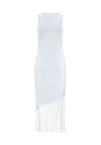 only - ONLY Sukienka codzienna Zinna 15325497 Biały Regular Fit. Okazja: na co dzień. Kolor: biały. Materiał: bawełna. Typ sukienki: proste. Styl: casual