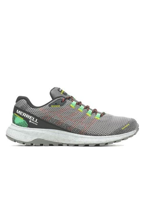 Buty do biegania męskie Merrell Fly Strike Gtx. Kolor: szary. Materiał: materiał, syntetyk. Szerokość cholewki: normalna