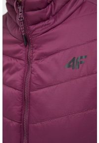 4f - 4F kurtka sportowa kolor fioletowy. Kolor: fioletowy. Materiał: włókno, puch, materiał. Technologia: Primaloft #3