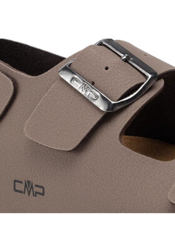 CMP Sandały Eco Keidha Slipper 3Q91027 Brązowy. Kolor: brązowy. Materiał: skóra