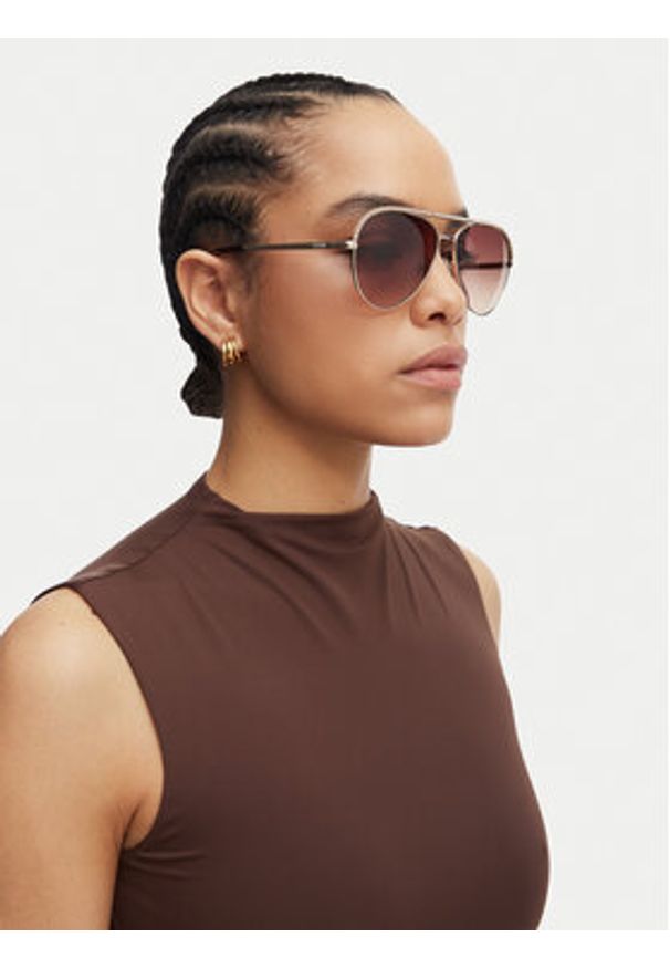 Guess Okulary przeciwsłoneczne GU00271 Złoty. Kolor: złoty