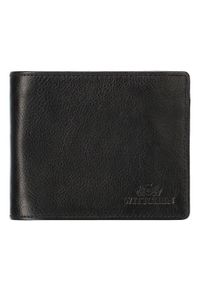 Wittchen - Męski portfel z RFID skórzany z dwoma suwakami z ochroną kart brązowy. Kolor: brązowy. Materiał: skóra