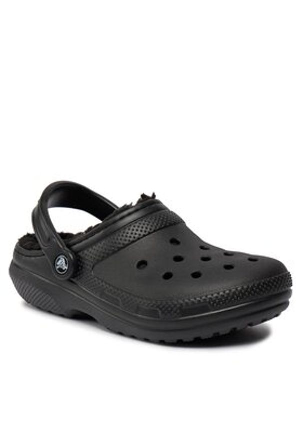 Crocs Klapki Classic Lined Clog 203591 Czarny. Kolor: czarny