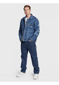 Tommy Jeans Kurtka jeansowa DM0DM15614 Niebieski Oversize. Kolor: niebieski. Materiał: bawełna #5
