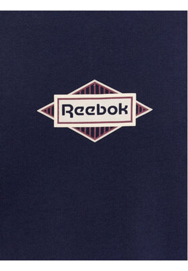 Reebok Bluza Sporting Goods IM1503 Granatowy Regular Fit. Kolor: niebieski. Materiał: bawełna