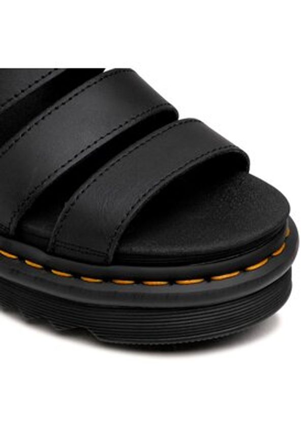 Dr. Martens Sandały Blaire 24235001 Czarny. Kolor: czarny. Materiał: skóra, syntetyk