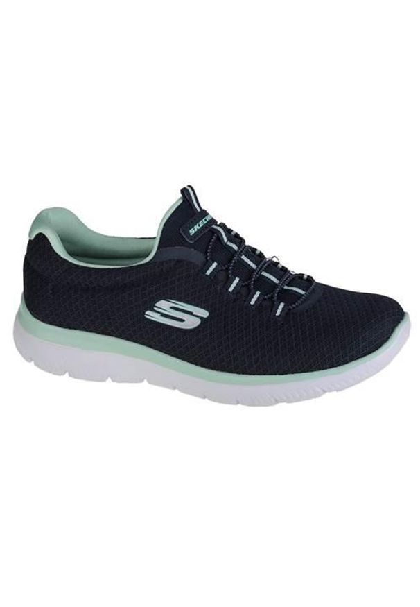 skechers - Buty do chodzenia damskie Skechers Summits. Kolor: wielokolorowy. Materiał: tkanina, dzianina. Sport: turystyka piesza