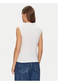 Guess Polo W5GP24 KCYR1 Biały Regular Fit. Typ kołnierza: polo. Kolor: biały. Materiał: bawełna