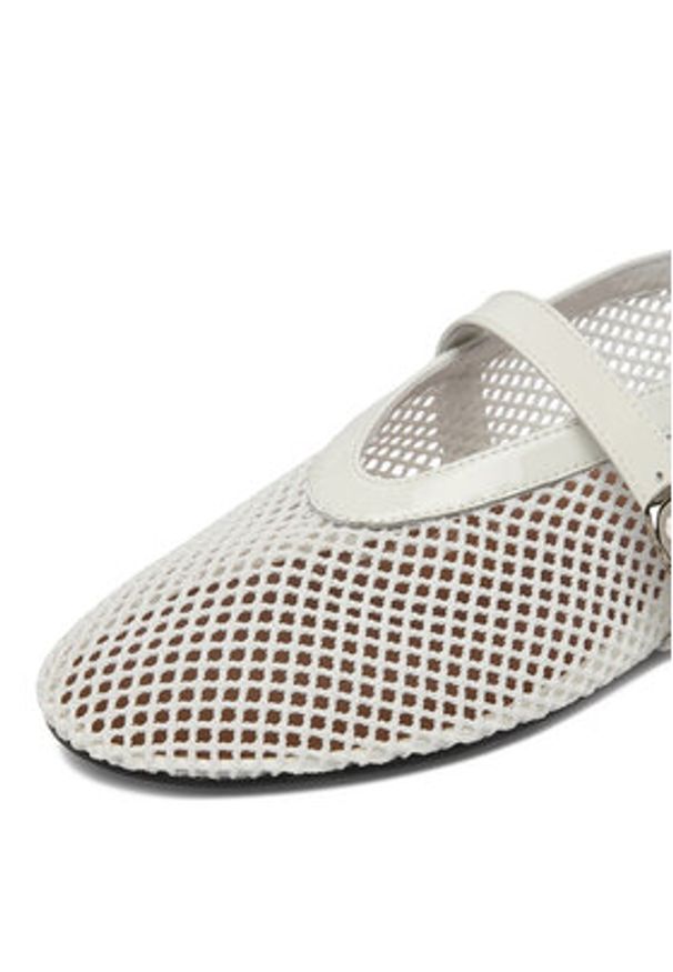 Badura Baleriny MIMOSA-SLT-24067P-52 Biały. Kolor: biały. Materiał: materiał