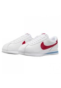 Buty do chodzenia damskie Nike Cortez. Zapięcie: sznurówki. Kolor: biały, wielokolorowy. Materiał: materiał. Szerokość cholewki: normalna. Model: Nike Cortez. Sport: turystyka piesza