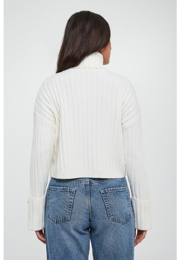 Liu Jo - Golf damski wełniany LIU JO. Typ kołnierza: golf. Materiał: wełna