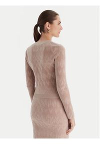 Marciano Guess Kardigan 5BGR06 5661Z Beżowy Regular Fit. Kolor: beżowy. Materiał: syntetyk