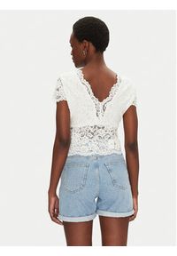 Morgan Bluzka 241-DANSA Écru Slim Fit. Materiał: syntetyk