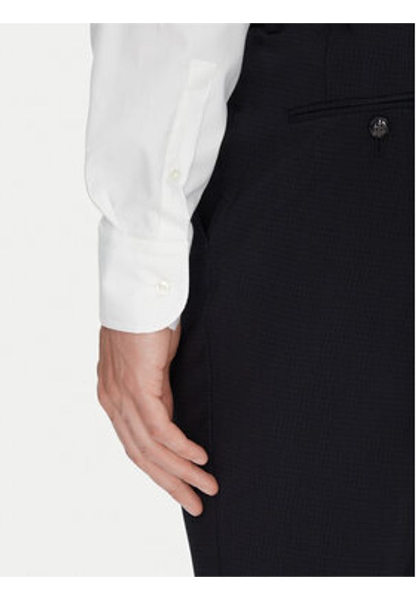 BOSS Koszula H-Hank 50538962 Biały Slim Fit. Kolor: biały. Materiał: bawełna