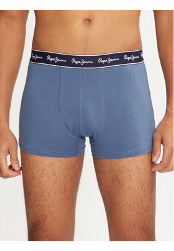 Pepe Jeans Komplet 3 par bokserek PMU11167 Kolorowy. Materiał: bawełna. Wzór: kolorowy