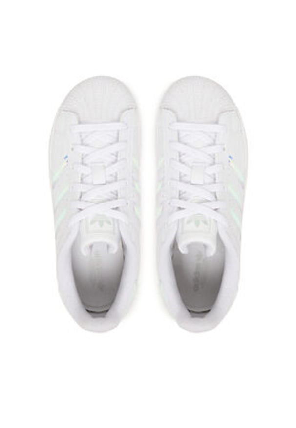 Adidas - adidas Sneakersy Superstar II C JQ1789 Biały. Kolor: biały. Materiał: skóra. Model: Adidas Superstar