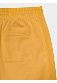 outhorn - Spodenki dresowe męskie - żółte. Kolor: żółty. Materiał: dresówka #3