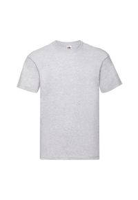 FRUIT OF THE LOOM - Koszulka Unisex Dla Dorosłych Original Heather. Kolor: szary