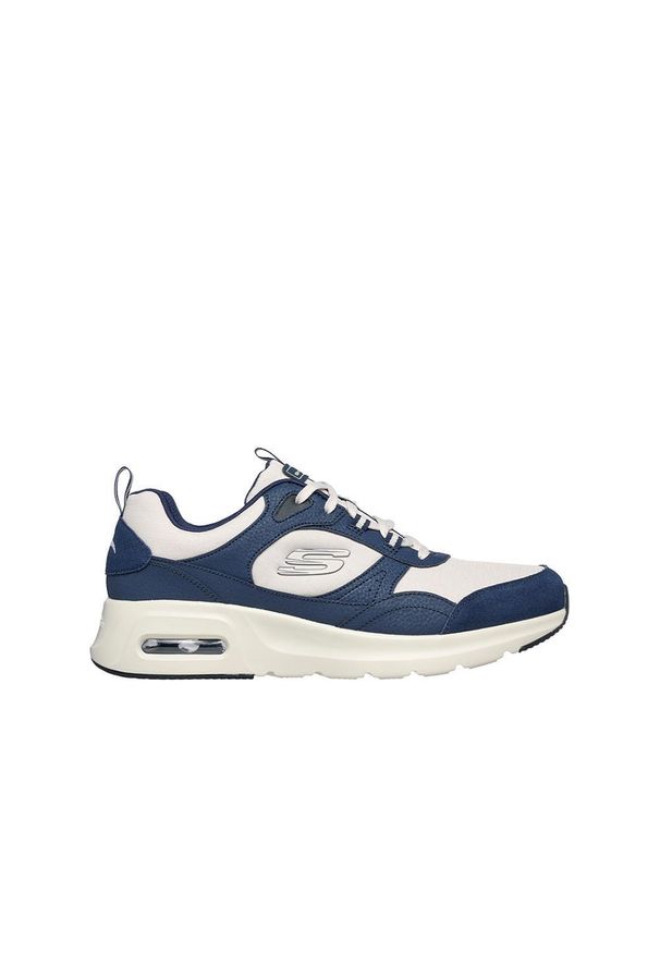 skechers - Buty męskie sportowe Skechers Skech-Air Court. Kolor: niebieski, wielokolorowy, biały