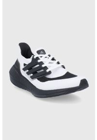 adidas Performance Buty UltraBoost 21 kolor biały. Zapięcie: sznurówki. Kolor: biały. Materiał: guma. Sport: bieganie #5