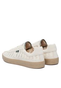 Lacoste Sneakersy Baseshot Lite 51SMA0110 Beżowy jasny. Kolor: beżowy. Materiał: materiał #3