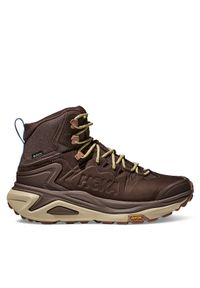 HOKA - Hoka Trekkingi Kaha 3 Gore-Tex 1162530 Brązowy. Kolor: brązowy. Materiał: skóra, zamsz. Technologia: Gore-Tex. Sport: turystyka piesza