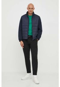 TOMMY HILFIGER - Tommy Hilfiger kurtka męska kolor granatowy przejściowa. Kolor: niebieski. Materiał: poliester #3