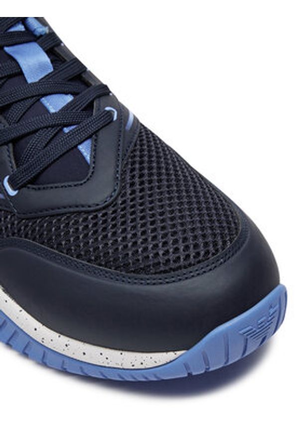 EA7 Emporio Armani Sneakersy X8X192 XK407 U247 Granatowy. Kolor: niebieski. Materiał: skóra