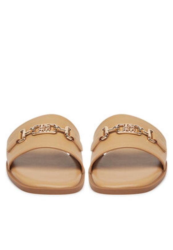 Nine West Klapki 678322-84 Beżowy. Kolor: beżowy. Materiał: syntetyk, materiał