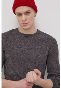 Only & Sons Sweter bawełniany męski kolor szary. Okazja: na co dzień. Kolor: szary. Materiał: bawełna. Długość rękawa: raglanowy rękaw. Styl: casual #2