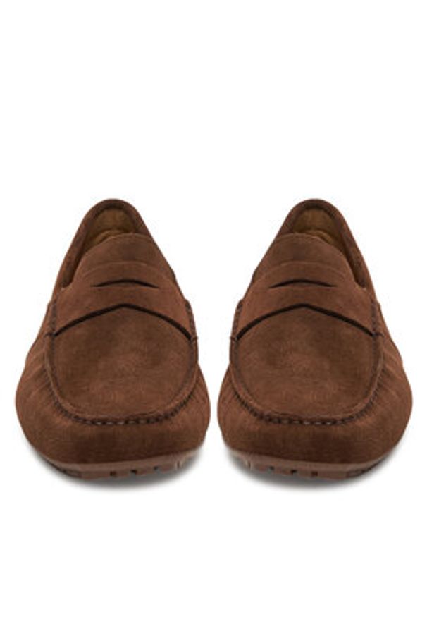 Lasocki Mokasyny SPIKE-02M MB Brązowy. Kolor: brązowy. Materiał: zamsz, skóra