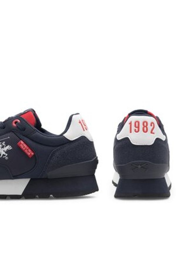 Beverly Hills Polo Club Sneakersy FOMO-01 Granatowy. Kolor: niebieski. Materiał: materiał