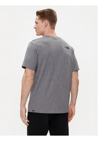 The North Face T-Shirt Simple Dome NF0A87NG Szary Regular Fit. Kolor: szary. Materiał: syntetyk #2